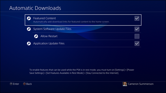 PlayStation 4 Feature Content