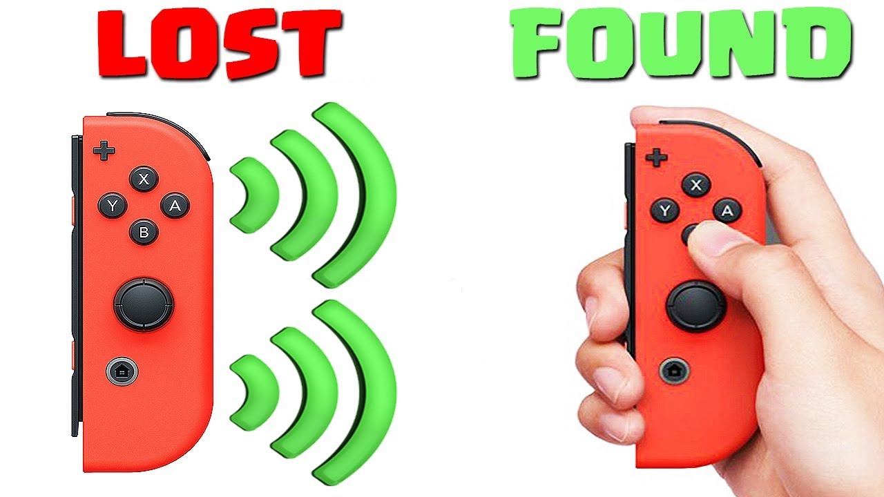Find a lost controller - trên may nintendo switch