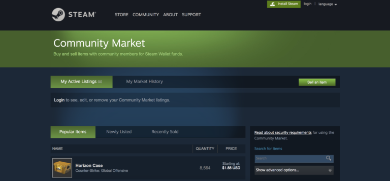 steam market steam market